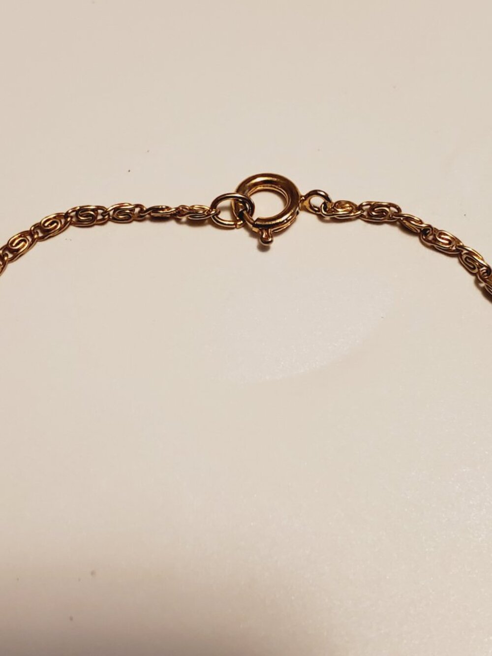 1 Gold Choker Necklace, item # A -2353, wt. 6grams. - Picture 8 of 8